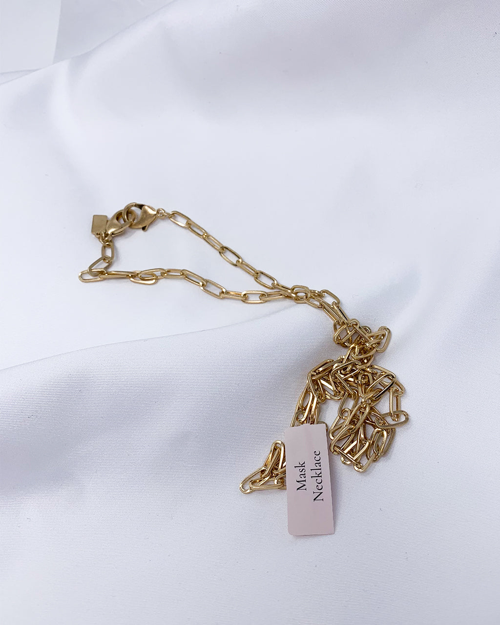 Dainty Oval Chain Face Cover / Glasses Chain