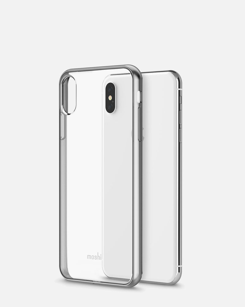 Moshi Vitros Clear Phone Case for iPhone XS Max | Silver