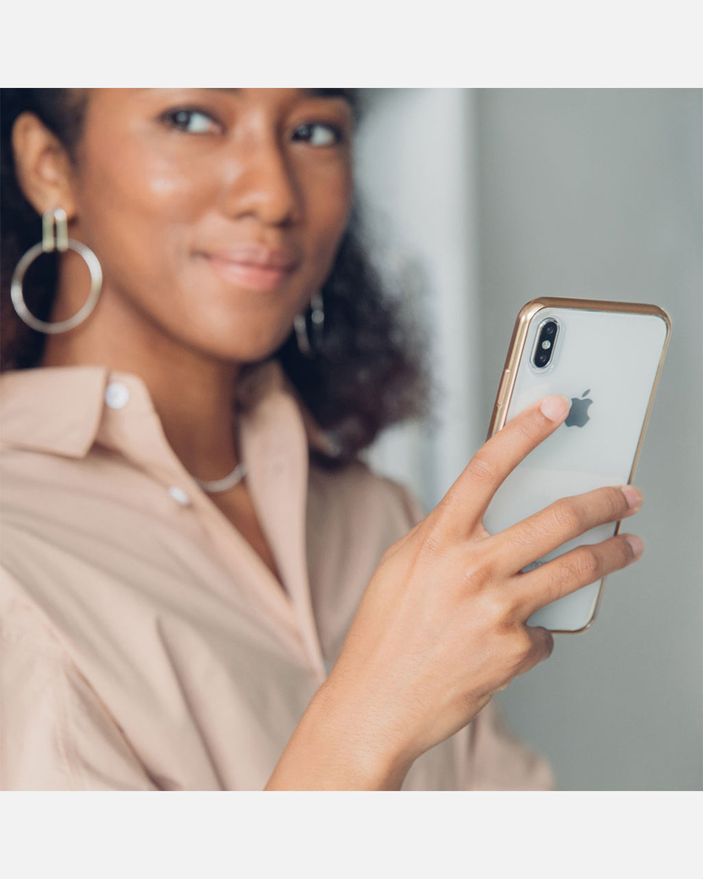 Moshi Vitros Clear Phone Case for iPhone XS Max | Gold