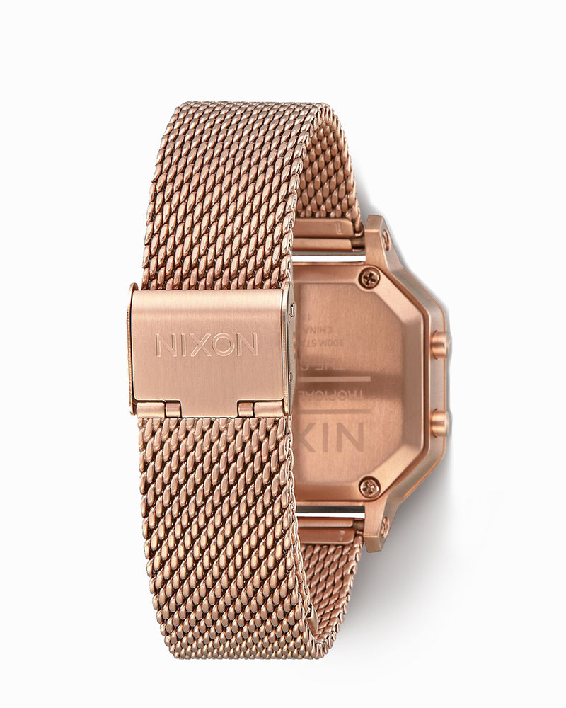 Rose Gold Black Nixon Siren Ss Review Nixon Siren Milanese Watch