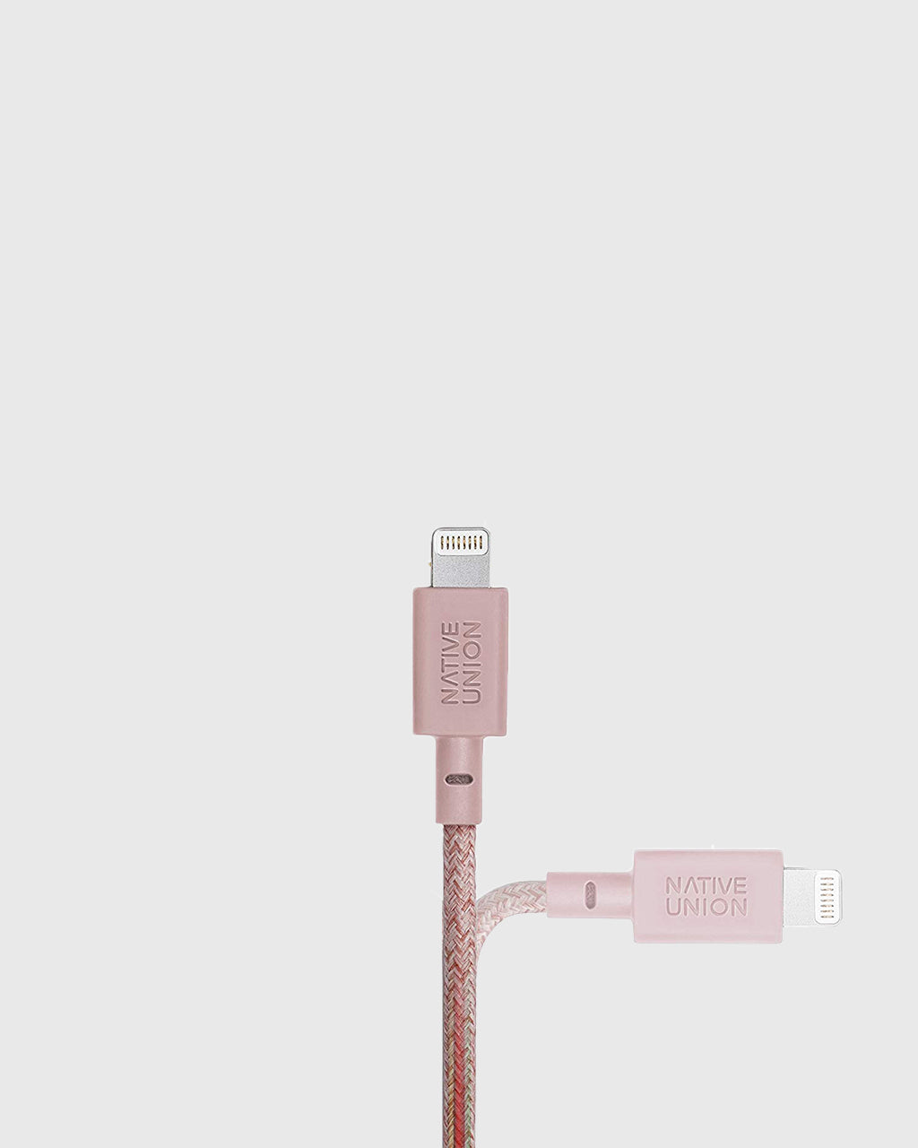 Close-up of Native Union Belt Cable 4ft Lightning | Rose