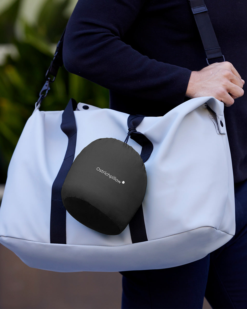 Ostrichpillow Go Neck Pillow - Travel Pillow with Memory Foam, 360º Ergonomic Design, Asymmetric Sides, Includes Travel Bag, Washable Modal Cover Ostrichpillow Go Neck Pillow - Travel Pillow with Memory Foam, 360º Ergonomic Design, Asymmetric Sides, Includes Travel Bag, Washable Modal Cover