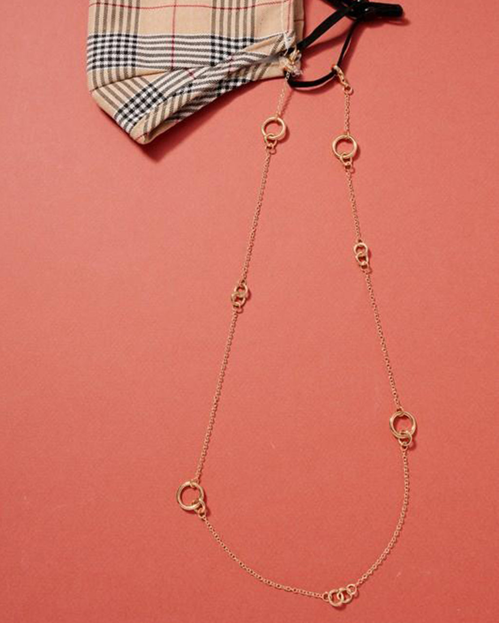 28" Thick O Rings Face Cover / Glasses Chain