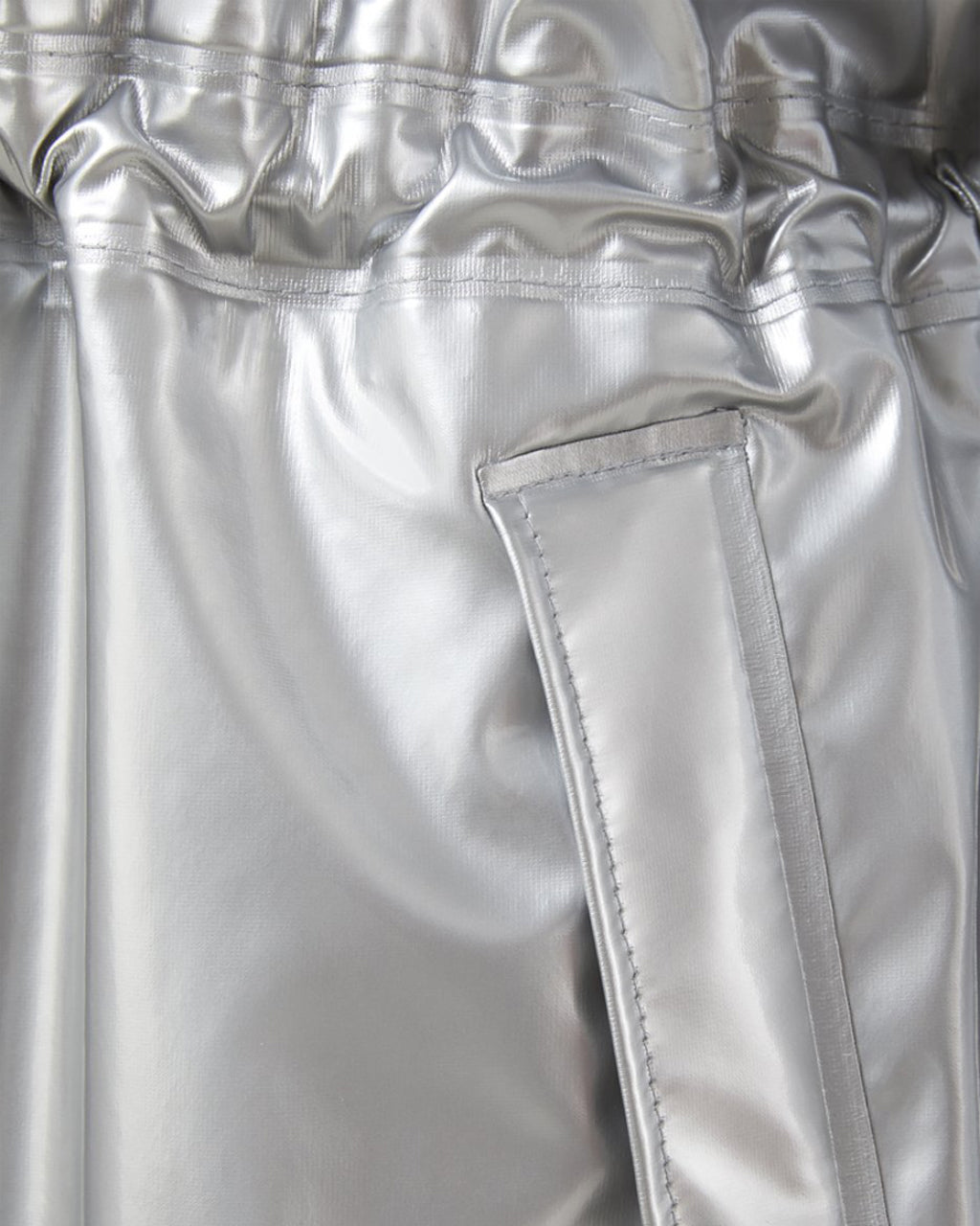 RAINS Long W Jacket - Silver – BrandsWalk