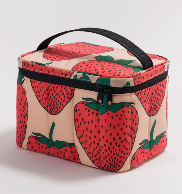 Baggu Puffy Lunch Bag in Strawberry