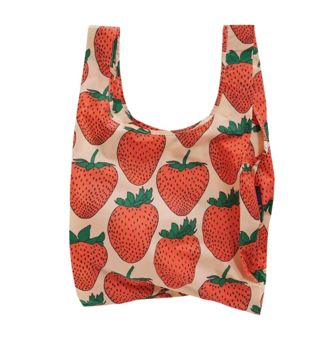 Baggu Standard Reusable Bag in Strawberry | Strawberry