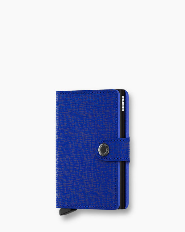 Secrid Mini Wallet Crisple Blue and Black
