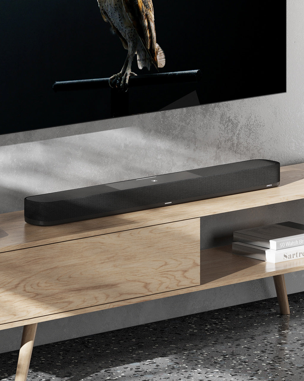 Sennheiser AMBEO Soundbar Plus in Living Room Setup