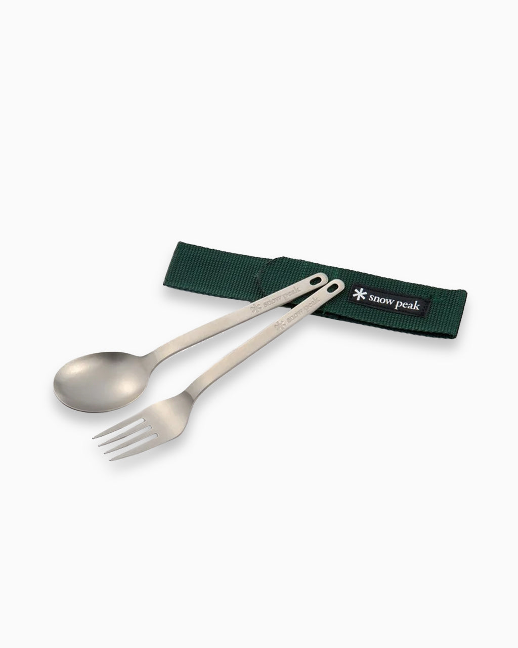 Snow Peak Titanium Fork and Spoon Set