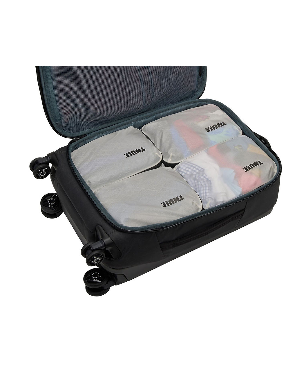 Thule Compression Packing Cube - Small In Use | White