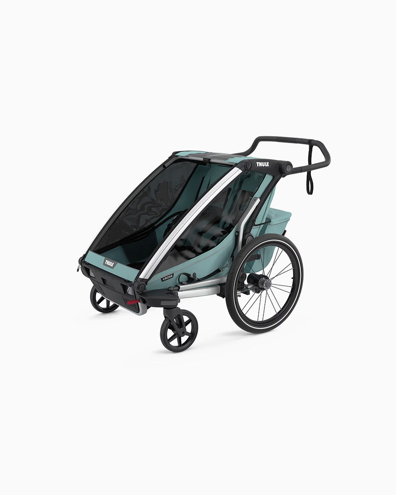 chariot double bike stroller Safe Fun Biking: Thule Chariot Cross 2-Seat Multisport Bike Trailer! – BrandsWalk