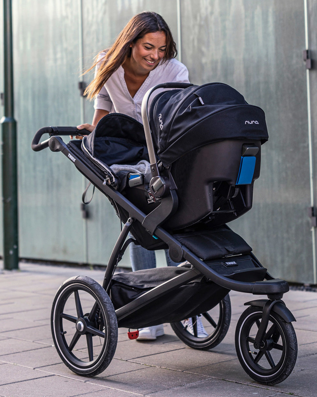 Thule Urban Glide 2 Jogging Stroller | Alu / Majolica Blue