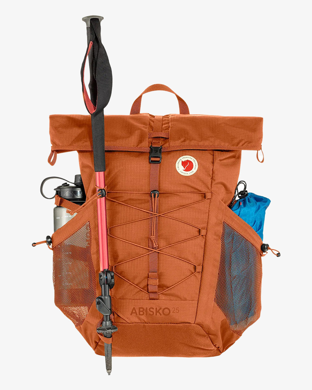 Close-up of Fjallraven Abisko Hike Foldsack | Terracotta Brown