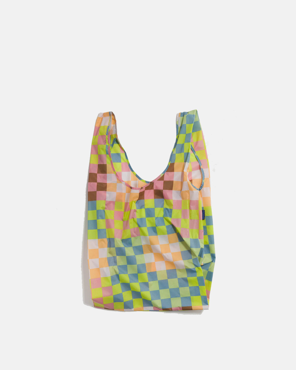 Baggu Big Reusable Bag in Big Multi Check