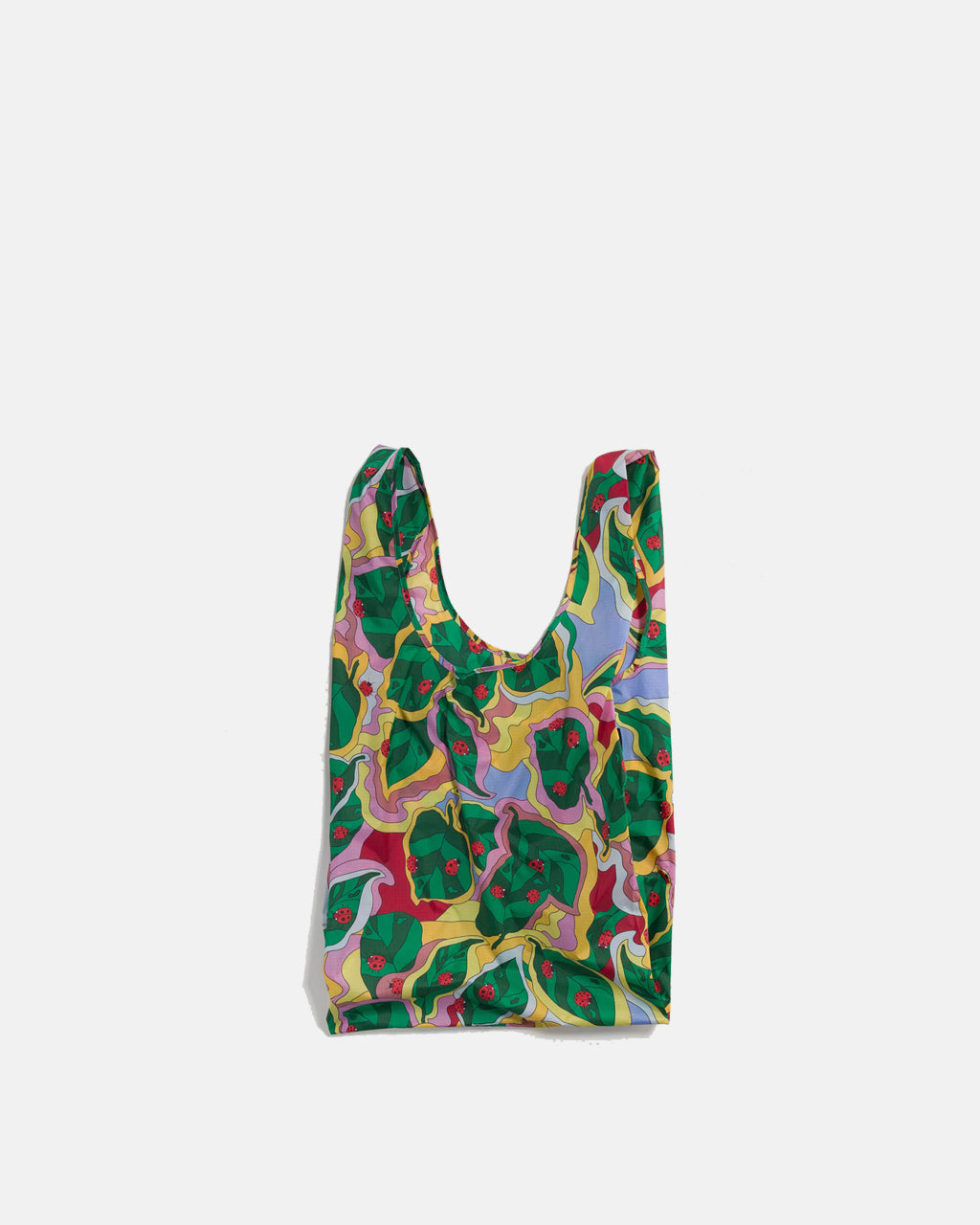 Baggu Big Reusable Bag in Ladybug Leaf