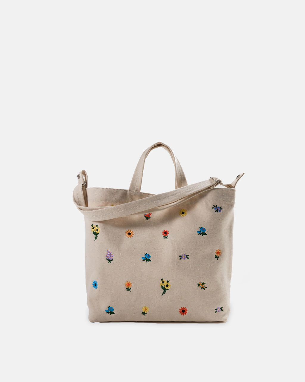 Baggu Horizontal Duck Bag in Embroidered Ditsy Floral | Embroidered Ditsy Floral