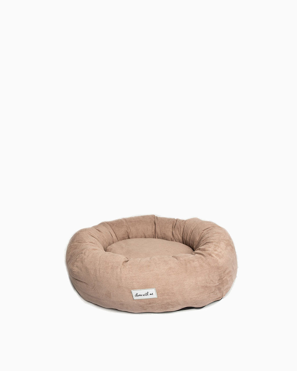 Luna With Me Donut Dog Bed - Beige